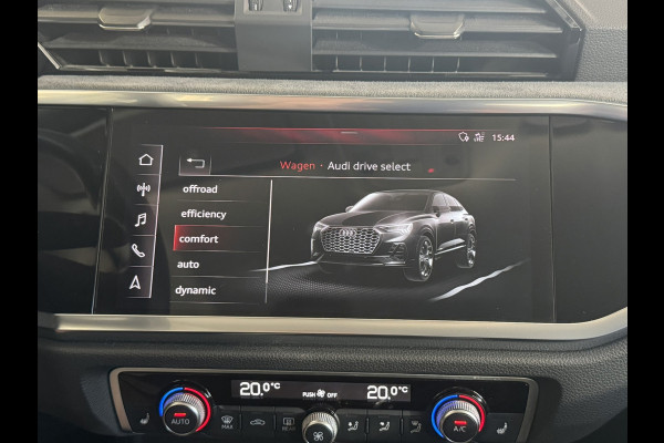 Audi Q3 Sportback 35 TFSI S-line Adaptive cruise Digitaal dashboard Led Clima Stoelverwarming Carplay