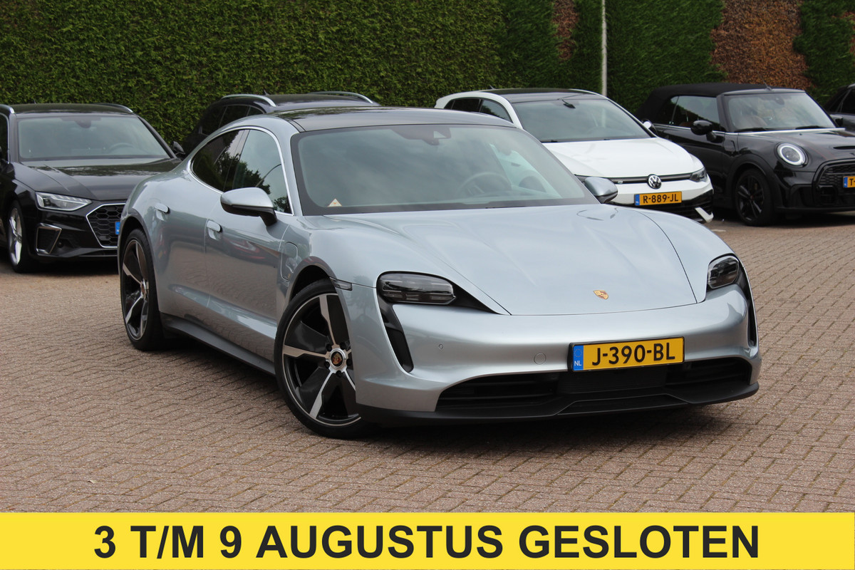 Porsche Taycan 4S Performance 84 kWh / SoH 91,9% / 38.845 km! /  Panoramadak / Camera / Passenger Display / Luchtvering / 21'' / Bose / Stoelverwarming / DAB / Cruise Control