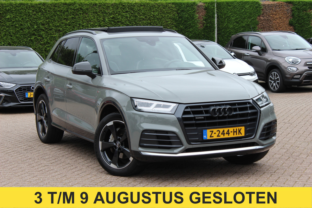 Audi Q5 2.0 TFSI quattro Sport S Line Black Edition / Panoramadak / Camera / RS Seats / Keyless / 21'' / Blackpack / Navigatie / Carbon intr. / Virtual Cockpit / Stoelverwarming / Cruise Control