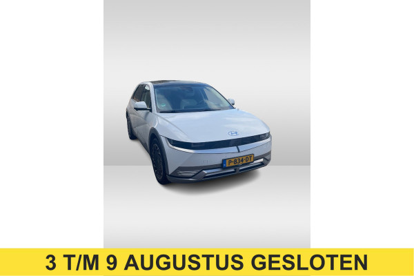 Hyundai IONIQ 5 Lounge AWD 73kWh / Full option! / Trekhaak / Panoramadak / Head-up / 360Camera / V2L / Leder / 20'' / Leder / Keyless / CarPlay / LED / Stoel+Stuurverwarming / Dodehoek / DAB / ACC