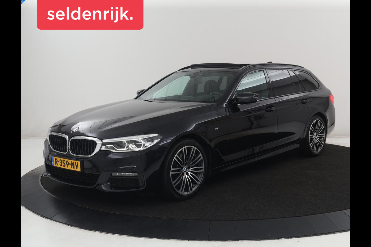 BMW 5 Serie Touring 530i xDrive M-sport High Executive | Panoramadak | Trekhaak | Head-up | 360 camera | Carplay | Harman/Kardon | Leder | Stuur/stoel verwarming | Virtual Dashboard | Cruise control |