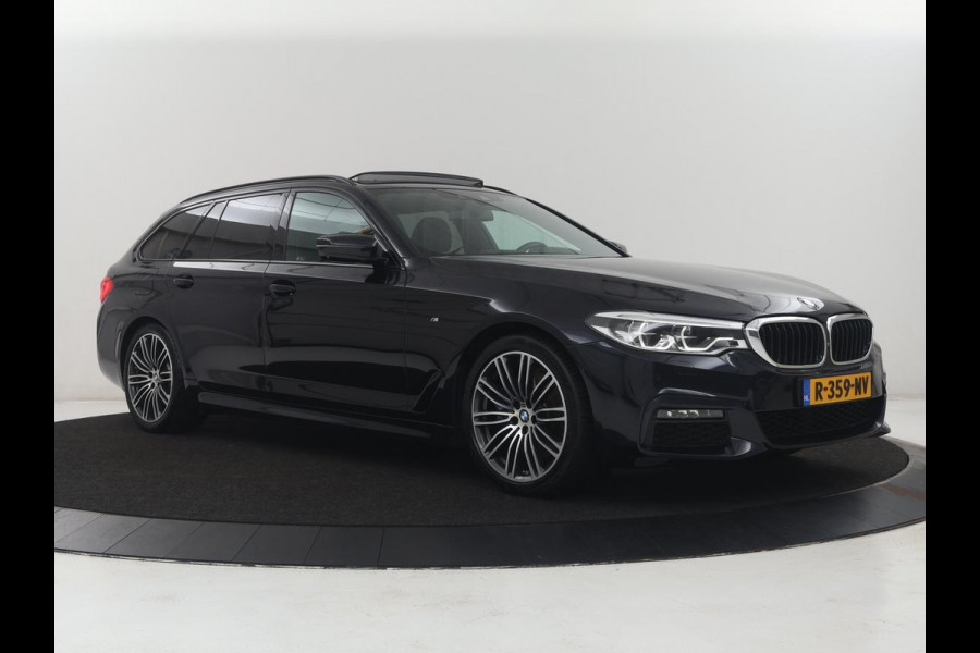 BMW 5 Serie Touring 530i xDrive M-sport High Executive | Panoramadak | Trekhaak | Head-up | 360 camera | Carplay | Harman/Kardon | Leder | Stuur/stoel verwarming | Virtual Dashboard | Cruise control |