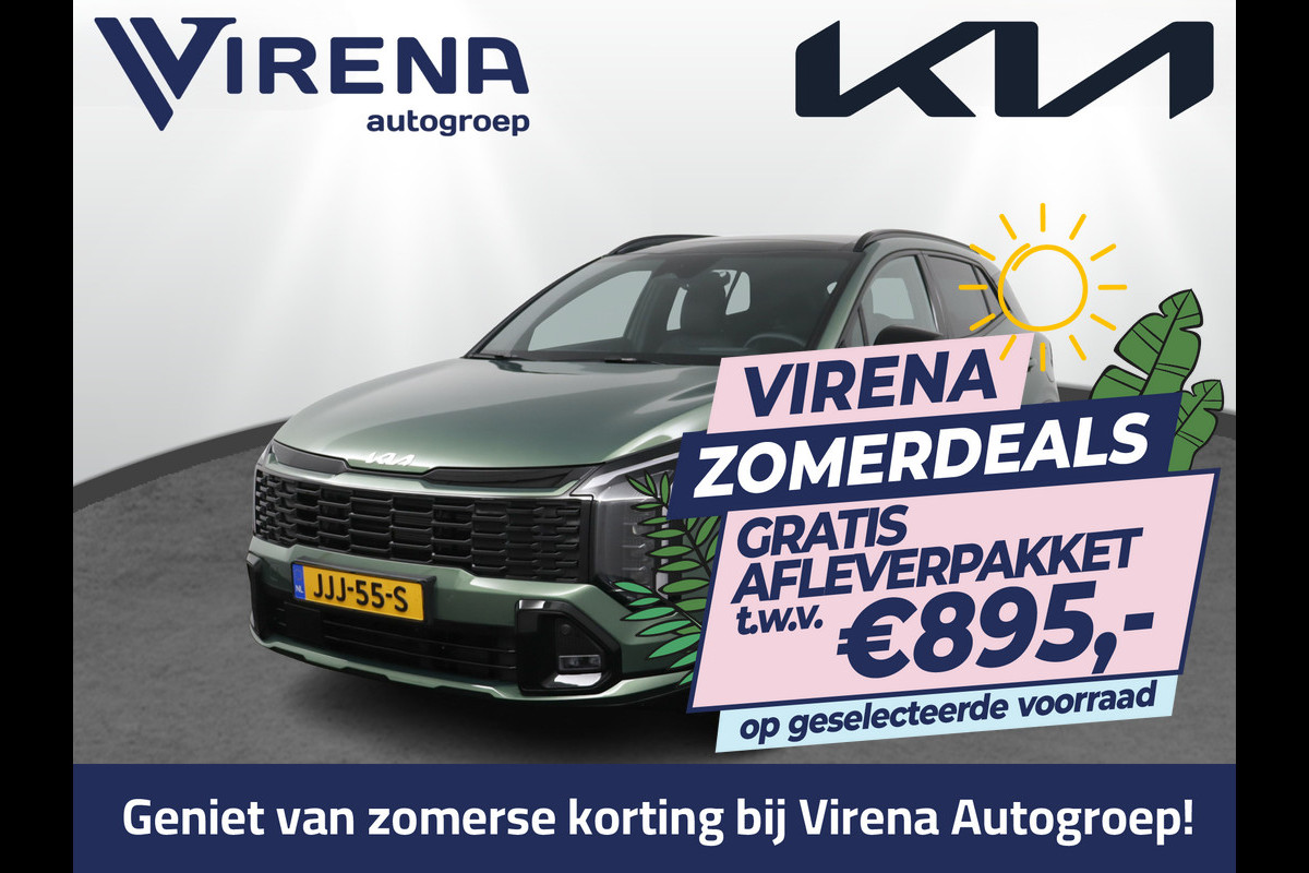 Kia Sportage 1.6 T-GDi Hybrid GT-Line Apple Carplay/Android Auto - Cruise Control - Dodehoekdetectie - Schuif-/Kanteldak  - Navigatie - Stuur/Stoelverwarming - Fabrieksgarantie tot 10-2032