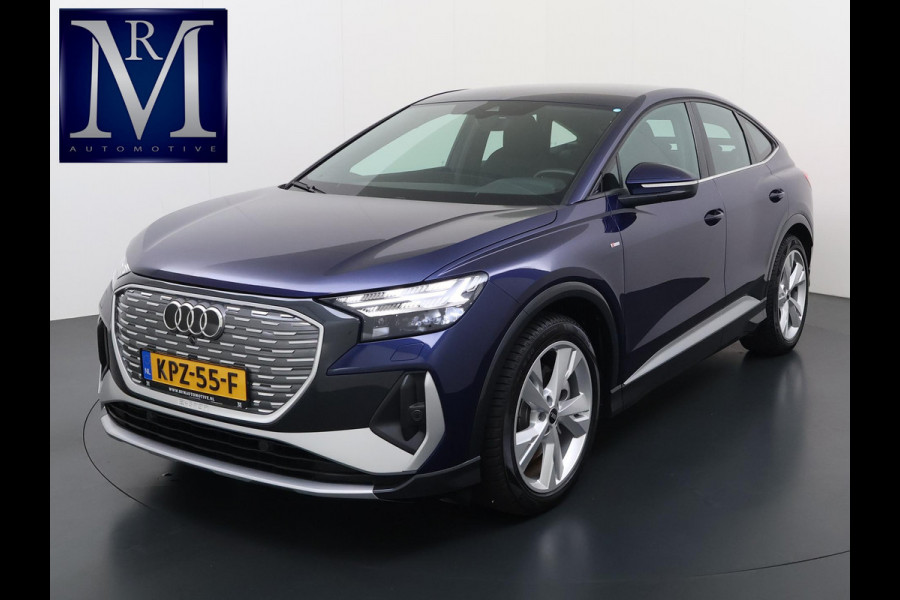 Audi Q4 Sportback e-tron 45 Edition 82 kWh VAN: 44.900,- VOOR: 41.877,- UW HERFSTVOORDEEL: 3.023,- S-LINE| 10.000KM! | STOELVERWARMING| ELEKTRISCHE ACHTERKLEP| ACHTERUITRIJCAMERA | MATRIX LED|