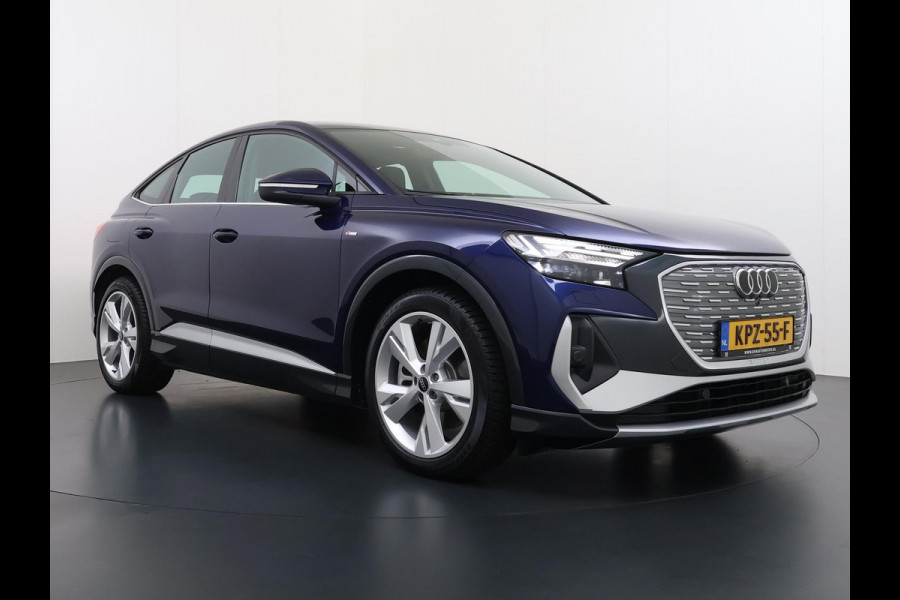 Audi Q4 Sportback e-tron 45 Edition 82 kWh VAN: 44.900,- VOOR: 41.877,- UW HERFSTVOORDEEL: 3.023,- S-LINE| 10.000KM! | STOELVERWARMING| ELEKTRISCHE ACHTERKLEP| ACHTERUITRIJCAMERA | MATRIX LED|