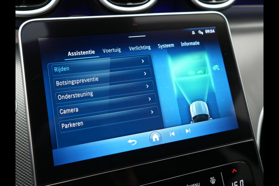 Mercedes-Benz C-Klasse Estate 300 e Avantgarde PHEV 313pk Dealer O.H | Cruise Control | Camera | Apple Carplay | Virtual | Elektrische Sportstoelen Verwarmd | Navigatie | MBUX Infotainment | DAB | 17"L.M | Plug In Hybrid |