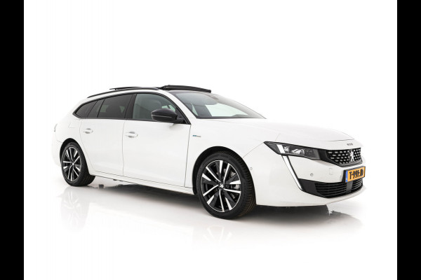 Peugeot 508 SW 1.6 HYbrid GT Pack Business (Plug-in) (INCL.BTW) Aut. *PANO | LEATHER-FABRIC | FULL-LED | ADAPTIVE-CRUISE | BLINDSPOT | DAB | DIGI-COCKPIT | HEATED-SPORTSEATS | CAMERA | NAVI-FULLMAP | SHIFTPADDLES | PRIVACY-GLASS | AMBIENT-LIGHT