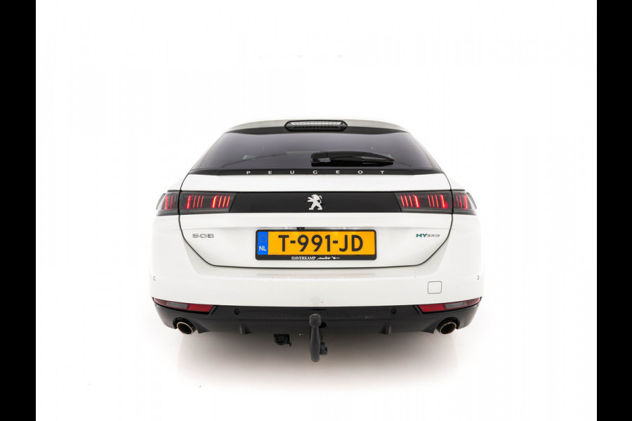 Peugeot 508 SW 1.6 HYbrid GT Pack Business (Plug-in) (INCL.BTW) Aut. *PANO | LEATHER-FABRIC | FULL-LED | ADAPTIVE-CRUISE | BLINDSPOT | DAB | DIGI-COCKPIT | HEATED-SPORTSEATS | CAMERA | NAVI-FULLMAP | SHIFTPADDLES | PRIVACY-GLASS | AMBIENT-LIGHT