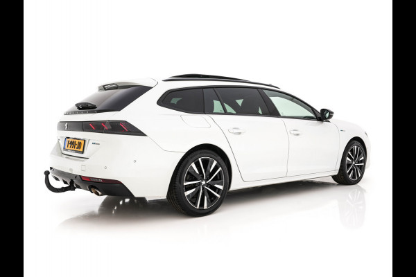 Peugeot 508 SW 1.6 HYbrid GT Pack Business (Plug-in) (INCL.BTW) Aut. *PANO | LEATHER-FABRIC | FULL-LED | ADAPTIVE-CRUISE | BLINDSPOT | DAB | DIGI-COCKPIT | HEATED-SPORTSEATS | CAMERA | NAVI-FULLMAP | SHIFTPADDLES | PRIVACY-GLASS | AMBIENT-LIGHT