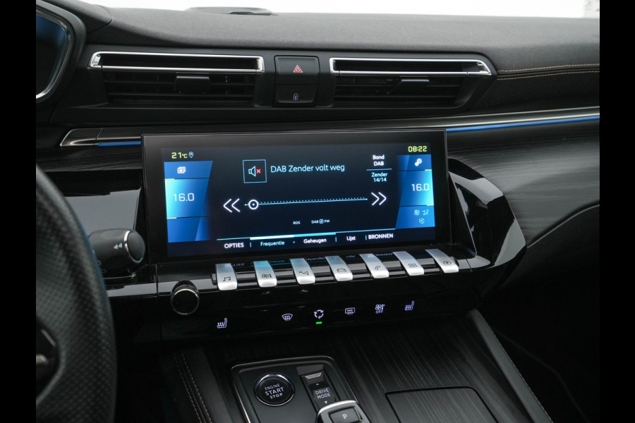 Peugeot 508 SW 1.6 HYbrid GT Pack Business (Plug-in) (INCL.BTW) Aut. *PANO | LEATHER-FABRIC | FULL-LED | ADAPTIVE-CRUISE | BLINDSPOT | DAB | DIGI-COCKPIT | HEATED-SPORTSEATS | CAMERA | NAVI-FULLMAP | SHIFTPADDLES | PRIVACY-GLASS | AMBIENT-LIGHT