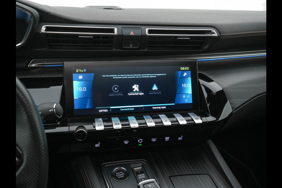 Peugeot 508 SW 1.6 HYbrid GT Pack Business (Plug-in) (INCL.BTW) Aut. *PANO | LEATHER-FABRIC | FULL-LED | ADAPTIVE-CRUISE | BLINDSPOT | DAB | DIGI-COCKPIT | HEATED-SPORTSEATS | CAMERA | NAVI-FULLMAP | SHIFTPADDLES | PRIVACY-GLASS | AMBIENT-LIGHT