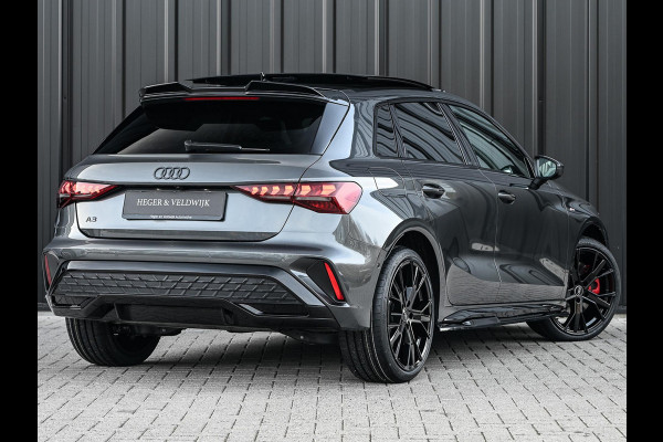 Audi A3 Sportback 45 TFSI e S edition Competition | Panoramadak | 5 jr Garantie | HUD | Sonos Sound | Camera | Ambiance interieur | Active Cruise | S-Seats + Memory | Stoelverwarming | Keyless |