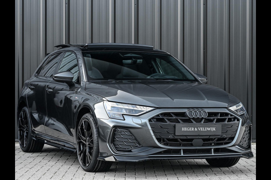 Audi A3 Sportback 45 TFSI e S edition Competition | Panoramadak | 5 jr Garantie | HUD | Sonos Sound | Camera | Ambiance interieur | Active Cruise | S-Seats + Memory | Stoelverwarming | Keyless |