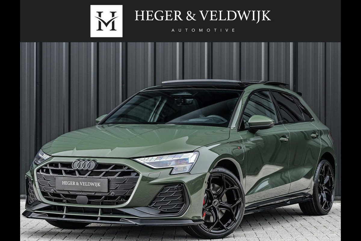 Audi A3 Sportback 45 TFSI e S edition Competition | Panoramadak | 5 jr Garantie | HUD | Sonos Sound | Camera | Ambiance interieur | Active Cruise | S-Seats + Memory | Stoelverwarming | Keyless |