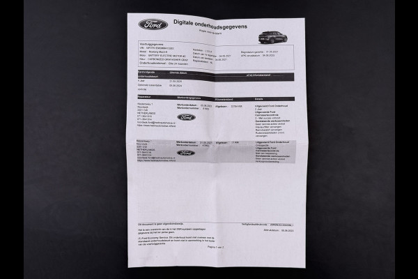 Ford Mustang Mach-E RWD 75kWh 360°Camera Adap.Cruise B&O®-Hifi Leder Stoel/Stuurverw. BLIS Navi Pdc Keyless Android Auto Apple Carplay Elek.Achterklep Lmv 18" DAB Bluetooth Led 1e Eigenaar Dealeronderhouden Origineel Nederlandse Auto