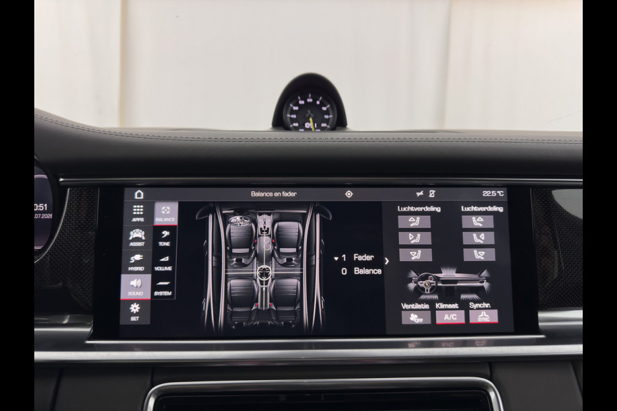Porsche Panamera 2.9 4 E-Hybrid (Plug-in) {SoH-99%) Aut. *SPORT-CHRONO | LEATHER | BOSE-AUDIO |  FULL-LED | SOFTCLOSE | ADAPTIVE-CRUISE | BLINDSPOT | MEMORY-PACK | HEATED-SPORTSEATS | CARBON | CAMERA | DIGI-COCKPIT | PRIVACY-GLASS | 20''ALU*