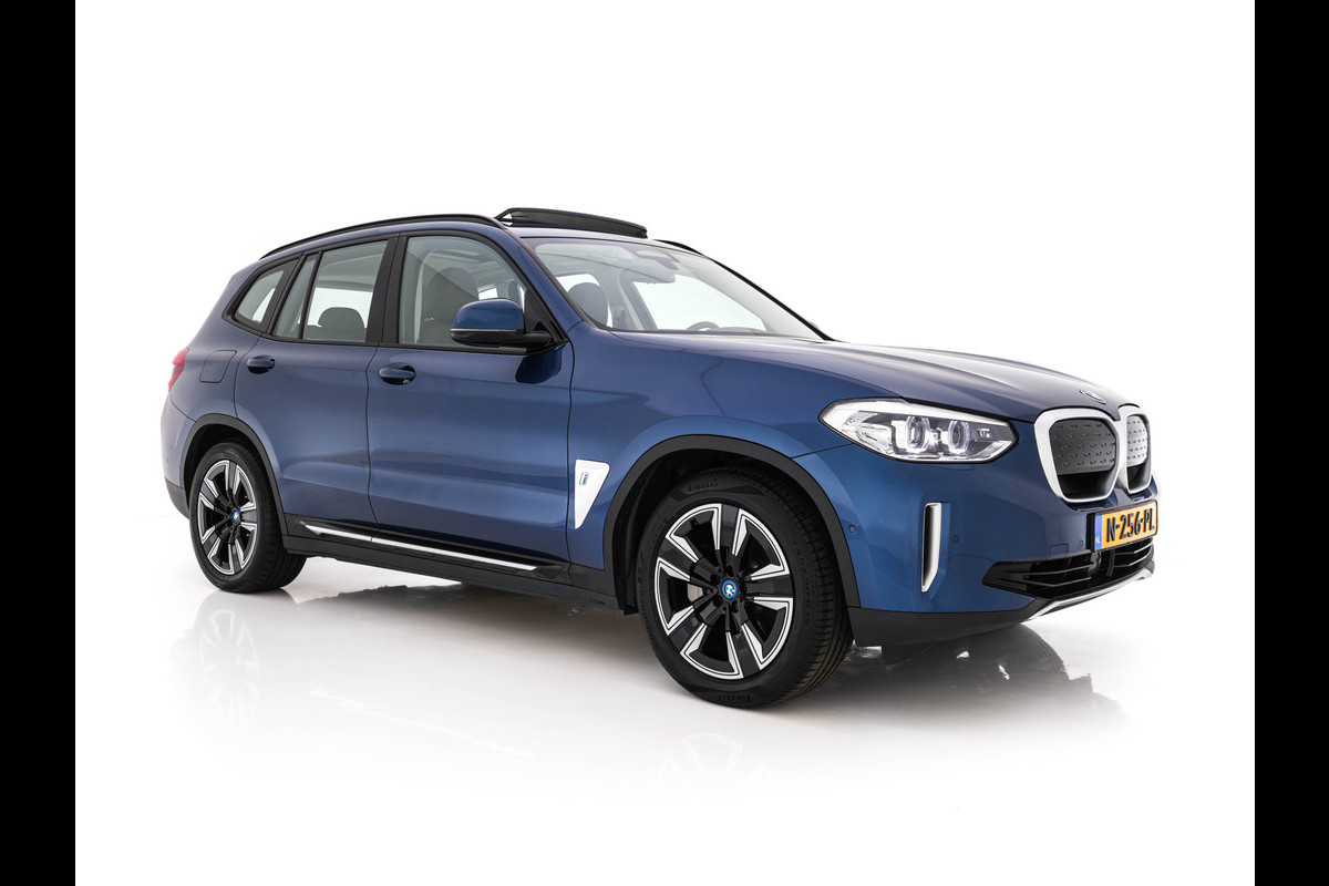 BMW iX3 Executive 80 kWh [3-Fase-11kW ] {SoH-98%} (INCL-BTW) Aut. *PANO | LEATHER | ADAPTIVE-CRUISE | FULL-LED | MEMORY-PACK | BLIND-SPOT |  DIGI-COCKPIT | HEATED-COMFORTSEATS | KEYLESS | CAMERA | DAB+ | 19''ALU*