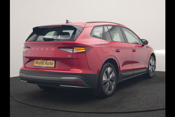 Škoda ENYAQ iV 50 Comfort 55 kWh Dealer O.H | Adaptive Cruise | Camera | Crystal LED | Apple Carplay | Sportstoelen Verwarmd | BLIS | Virtual | Navigatie | DAB | 19"L.M |