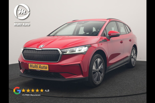 Škoda ENYAQ iV 50 Comfort 55 kWh Dealer O.H | Adaptive Cruise | Camera | Crystal LED | Apple Carplay | Sportstoelen Verwarmd | BLIS | Virtual | Navigatie | DAB | 19"L.M |