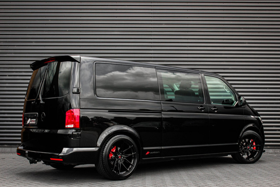 Volkswagen Transporter 2.0 TDI L2H1 204PK BULLI DC DUBBEL CABINE / JB-EDITION / FULL OPTIONS / LEDER BEKLEDING / FULL BLACK /APPLE