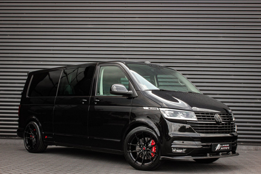 Volkswagen Transporter 2.0 TDI L2H1 204PK BULLI DC DUBBEL CABINE / JB-EDITION / FULL OPTIONS / LEDER BEKLEDING / FULL BLACK /APPLE