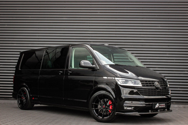 Volkswagen Transporter 2.0 TDI L2H1 204PK BULLI DC DUBBEL CABINE / JB-EDITION / FULL OPTIONS / LEDER BEKLEDING / FULL BLACK /APPLE