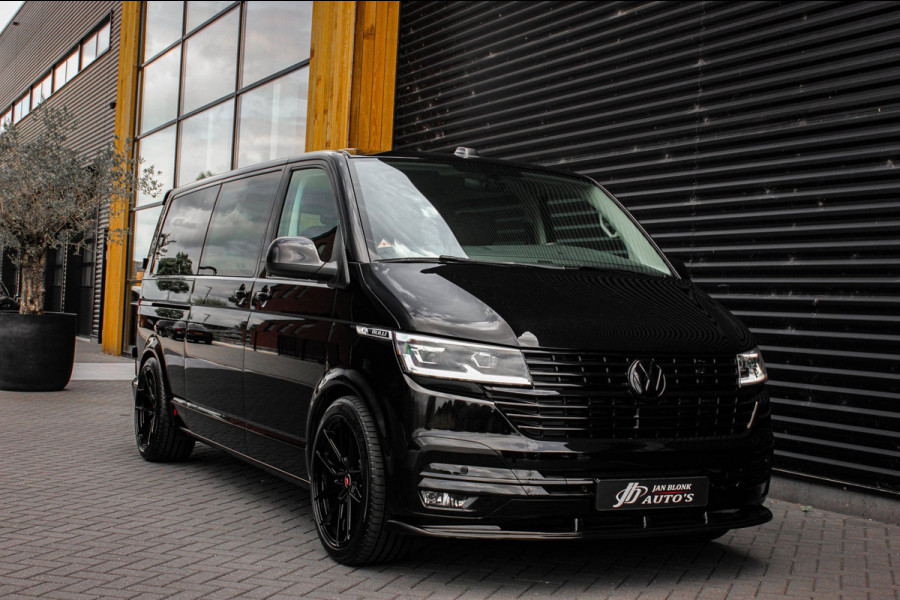 Volkswagen Transporter 2.0 TDI L2H1 204PK BULLI DC DUBBEL CABINE / JB-EDITION / FULL OPTIONS / LEDER BEKLEDING / FULL BLACK /APPLE