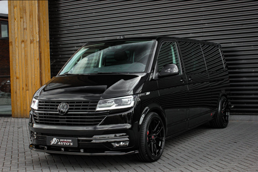 Volkswagen Transporter 2.0 TDI L2H1 204PK BULLI DC DUBBEL CABINE / JB-EDITION / FULL OPTIONS / LEDER BEKLEDING / FULL BLACK /APPLE