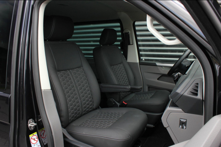 Volkswagen Transporter 2.0 TDI L2H1 204PK BULLI DC DUBBEL CABINE / JB-EDITION / FULL OPTIONS / LEDER BEKLEDING / FULL BLACK /APPLE