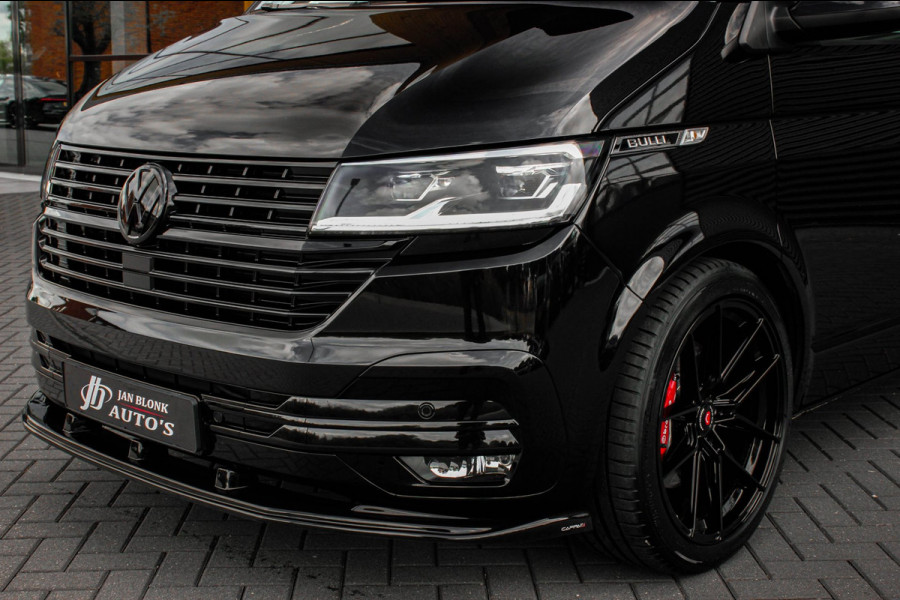Volkswagen Transporter 2.0 TDI L2H1 204PK BULLI DC DUBBEL CABINE / JB-EDITION / FULL OPTIONS / LEDER BEKLEDING / FULL BLACK /APPLE