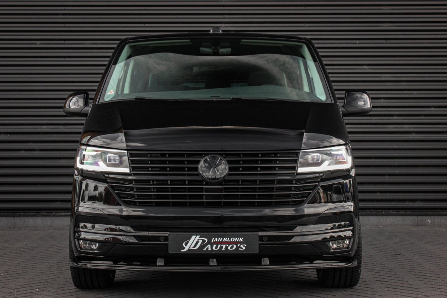 Volkswagen Transporter 2.0 TDI L2H1 204PK BULLI DC DUBBEL CABINE / JB-EDITION / FULL OPTIONS / LEDER BEKLEDING / FULL BLACK /APPLE