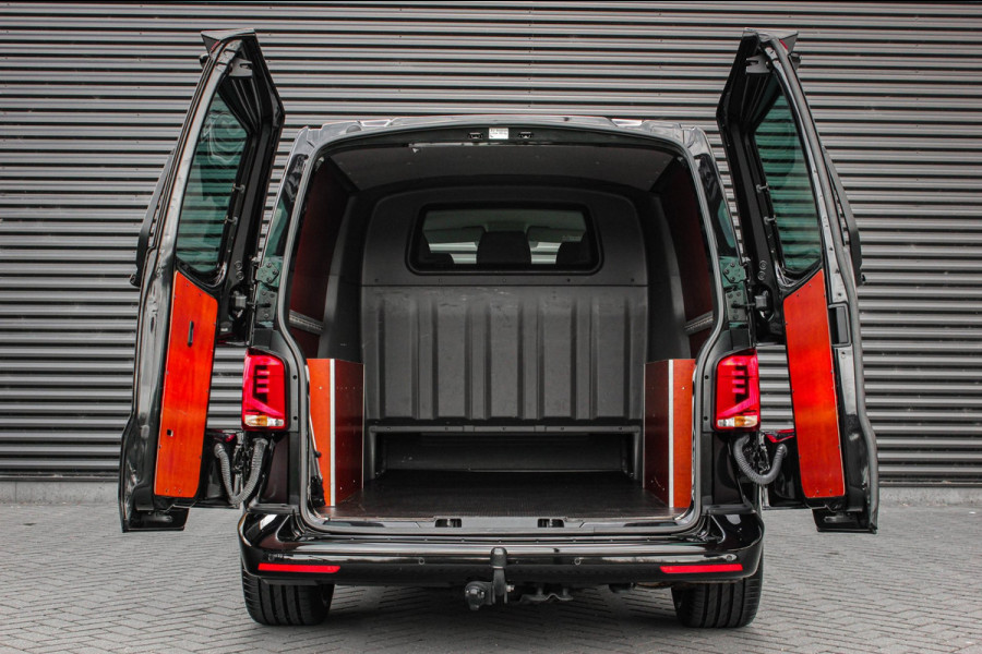 Volkswagen Transporter 2.0 TDI L2H1 204PK BULLI DC DUBBEL CABINE / JB-EDITION / FULL OPTIONS / LEDER BEKLEDING / FULL BLACK /APPLE