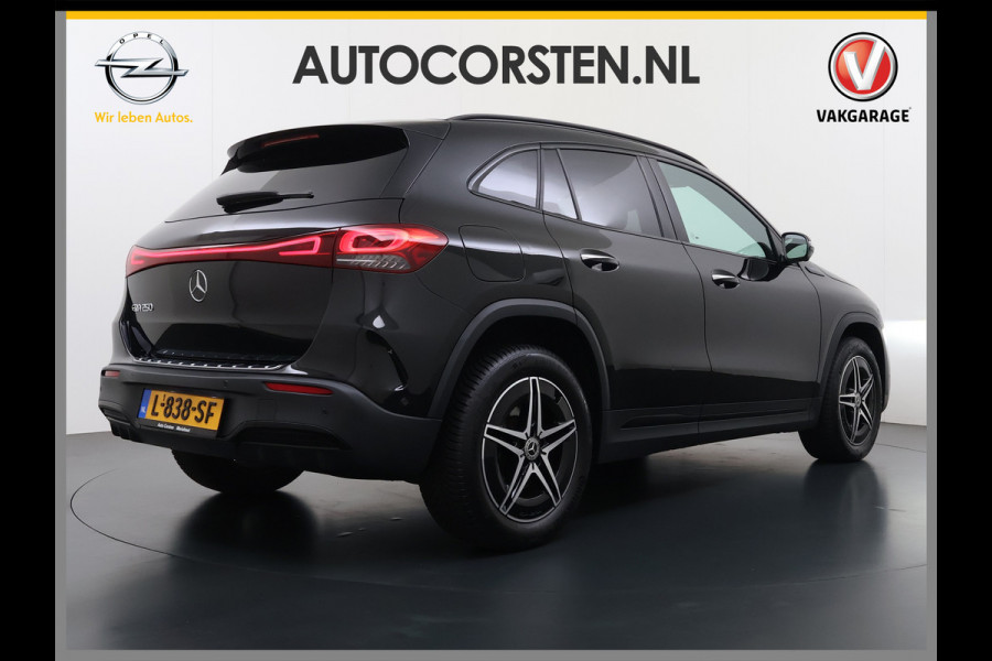 Mercedes-Benz EQA AMG 67kWh SOH 97% Pano.dak Leer/Alcantara 360Camera Hud Sfeerverlichting MemorySeats Navi Keyless Pdc Usb Apple/Android Elek.klep Ecc Aut.Verlichting Lane-dep. Dab 18''LM 250 Business Solution