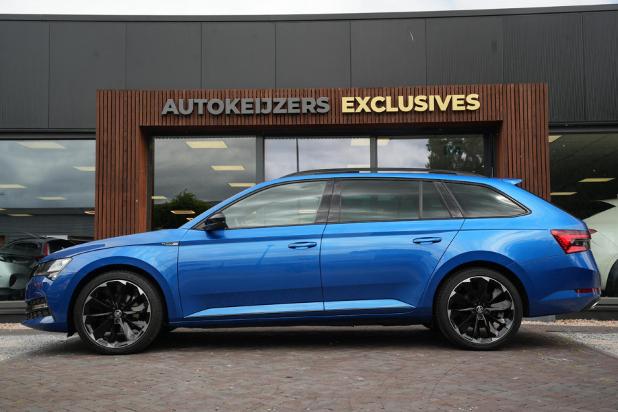 Škoda Superb Combi 1.4 iV Sportline Panoramadak Canton 360 Camera Keyless Dab+ Side Assist Leder Alcantara Stoelverwarming