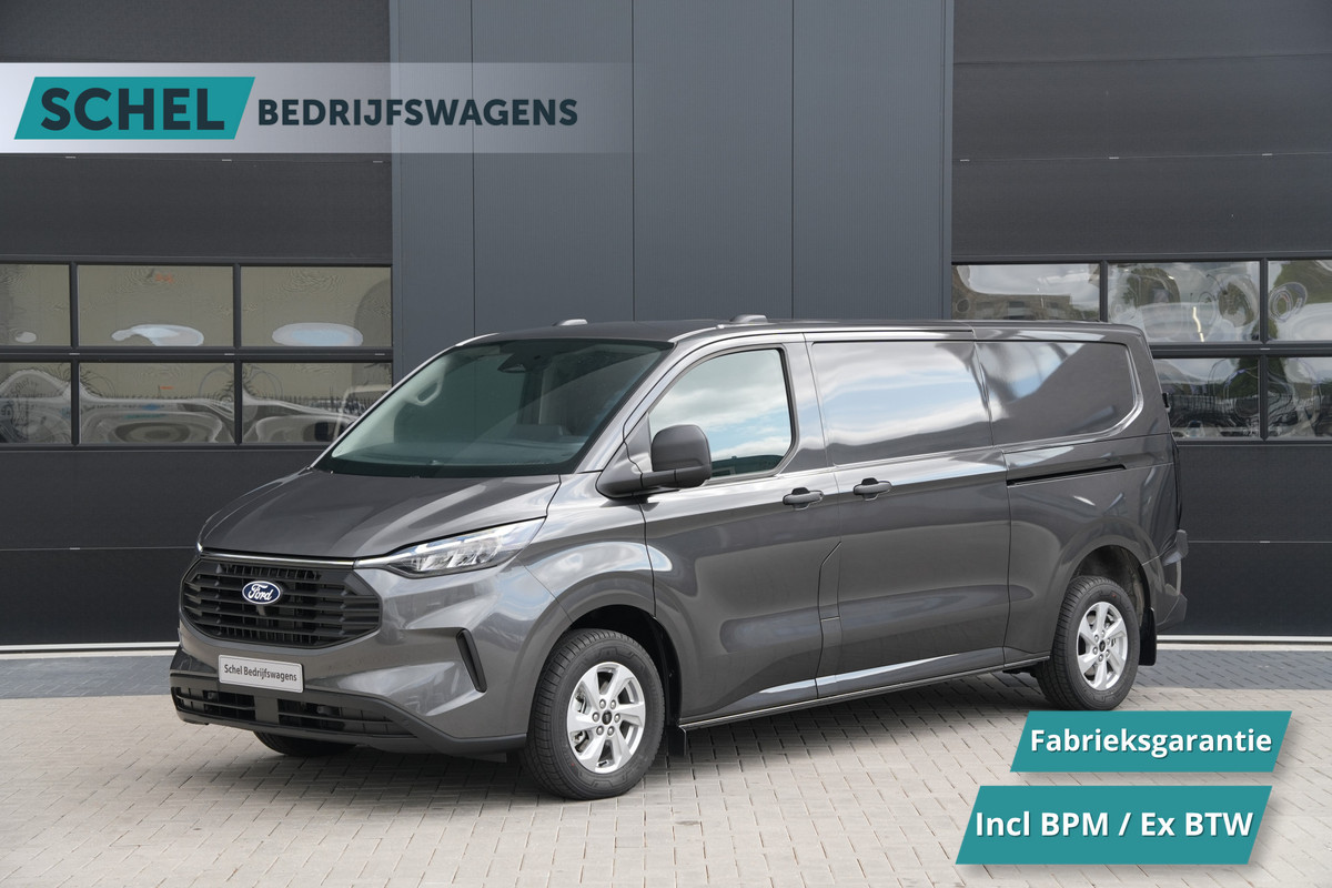 Ford Transit Custom 320 2.0 TDCI L2H1 Trend 170pk AWD 4x4 INCLUSIEF BPM - 2x Schuif - 1+1 Stoel - Trekhaak - Stoel/Stuurverwarming - ACC - Blindspot