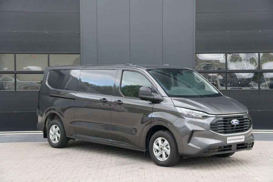 Ford Transit Custom 320 2.0 TDCI L2H1 Trend 170pk AWD 4x4 INCLUSIEF BPM - 2x Schuif - 1+1 Stoel - Trekhaak - Stoel/Stuurverwarming - ACC - Blindspot
