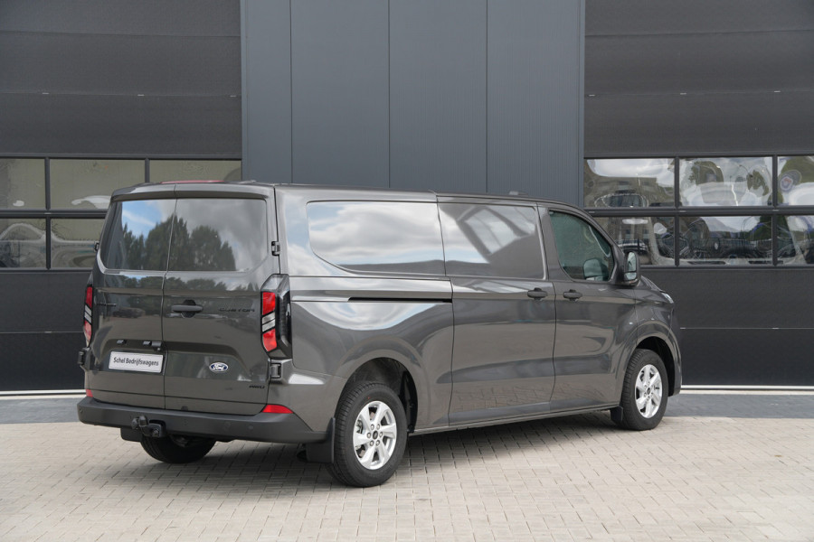 Ford Transit Custom 320 2.0 TDCI L2H1 Trend 170pk AWD 4x4 INCLUSIEF BPM - 2x Schuif - 1+1 Stoel - Trekhaak - Stoel/Stuurverwarming - ACC - Blindspot