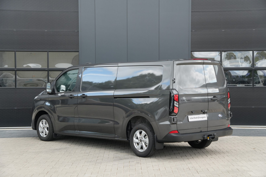 Ford Transit Custom 320 2.0 TDCI L2H1 Trend 170pk AWD 4x4 INCLUSIEF BPM - 2x Schuif - 1+1 Stoel - Trekhaak - Stoel/Stuurverwarming - ACC - Blindspot