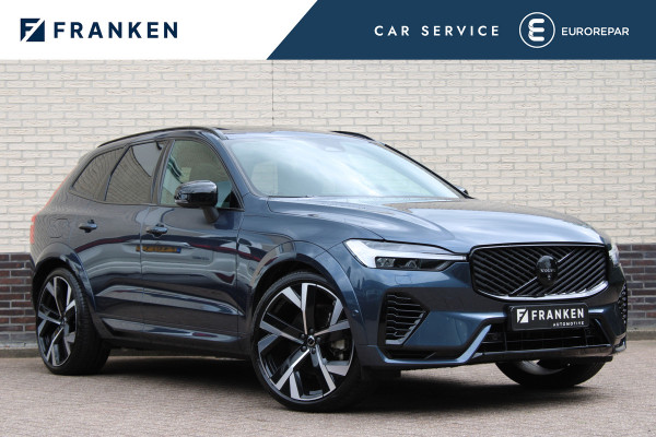 Volvo XC60 2.0 T8 Plug-in hybrid AWD Ultra Black Edition | Luchtvering | B&W | Trekhaak | 22" | Massage | Full Options | Facelift
