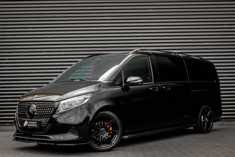 Mercedes-Benz V-Klasse 300d L3 240PK JB-EDITION EXTRA LANG / ELEK-SCHUIFDEUREN / NIGHT EDITION / DUBBEL CABINE DC /STOELVERWAMING