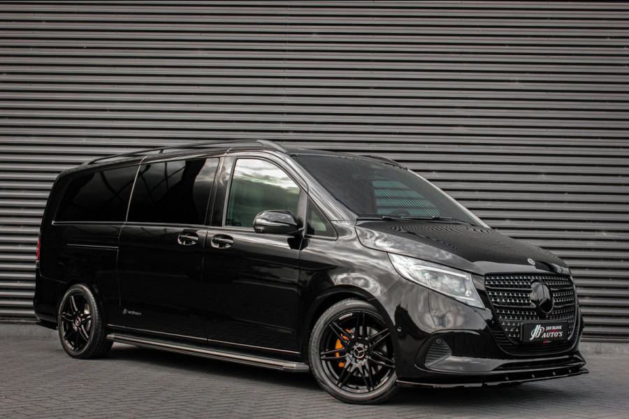 Mercedes-Benz V-Klasse 300d L3 240PK JB-EDITION EXTRA LANG / ELEK-SCHUIFDEUREN / NIGHT EDITION / DUBBEL CABINE DC /STOELVERWAMING