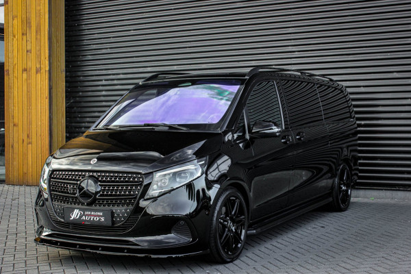 Mercedes-Benz V-Klasse 300d L3 240PK JB-EDITION EXTRA LANG / ELEK-SCHUIFDEUREN / NIGHT EDITION / DUBBEL CABINE DC /STOELVERWAMING