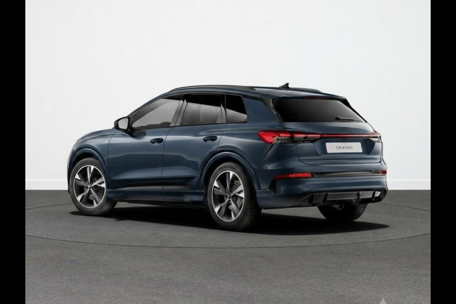 Audi Q4 e-tron S edition e-tron 82 kWh 286 pk | Techniekpakket plus | Optiekpakket zwart-glanzend | MMI bijrijdersdisplay | Trekhaak |