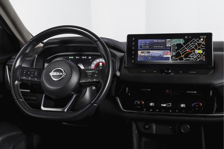 Nissan QASHQAI 1.5 e-Power 190 PK Business Design | Pano | Dig. Cockpit | Adapt. Cruise | PDC | 360 Camera | NAV + App. Connect | ECC | DAB | LM 18" |