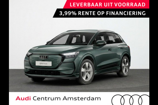 Audi Q4 e-tron Advanced edition 82 kWh 286 pk | Opberg- en bagageruimtepakket | Techniekpakket plus | Exterieurdetails carross.kleur | Trekhaak |