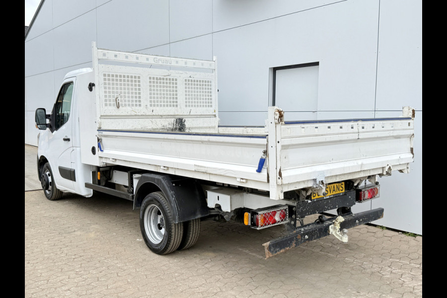 Renault Master 2.3 DCI 130PK Kipper Dubbellucht Kist 3,5t Trekhaak Airco Cruise Control Tipper Benne