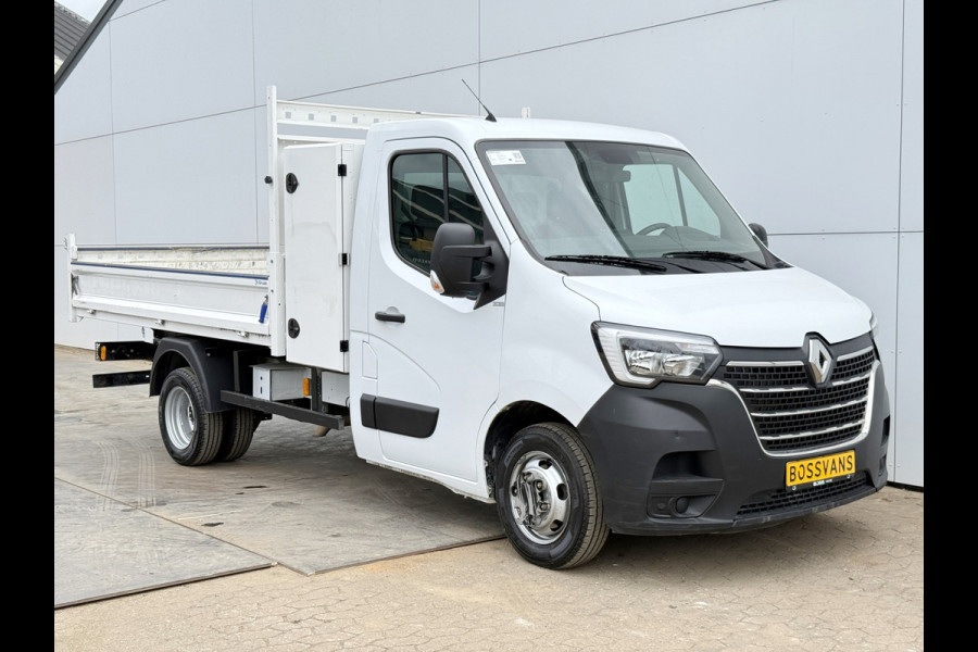 Renault Master 2.3 DCI 130PK Kipper Dubbellucht Kist 3,5t Trekhaak Airco Cruise Control Tipper Benne