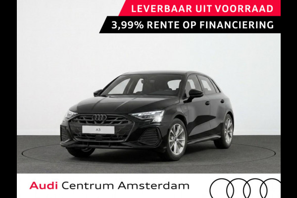 Audi A3 Sportback S edition e-hybrid 204 pk | Warmtewerend glas donker tint | Techniekpakket plus | Optiekpakket zwart plus | Trekhaak |
