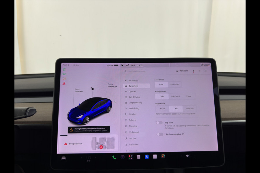Tesla Model 3 Long Range AWD 75 kWh [3-Fase-11kW ] {SoH-82%} Aut. *PANO | AUTOPILOT | LEATHER | TOWBAR | KEYLESS | FULL-LED | MEMORY-PACK | TOPVIEW | DAB | CARPLAY | DIGI-COCKPIT | LANE-ASSIST | HEATED-COMFORTSEATS | 18"ALU*
