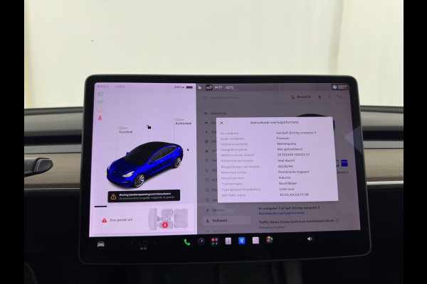 Tesla Model 3 Long Range AWD 75 kWh [3-Fase-11kW ] {SoH-82%} Aut. *PANO | AUTOPILOT | LEATHER | TOWBAR | KEYLESS | FULL-LED | MEMORY-PACK | TOPVIEW | DAB | CARPLAY | DIGI-COCKPIT | LANE-ASSIST | HEATED-COMFORTSEATS | 18"ALU*